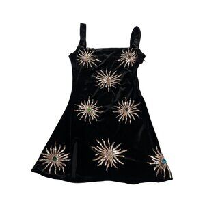 OCEANUS Callie Mini Bodycon Dress in Black